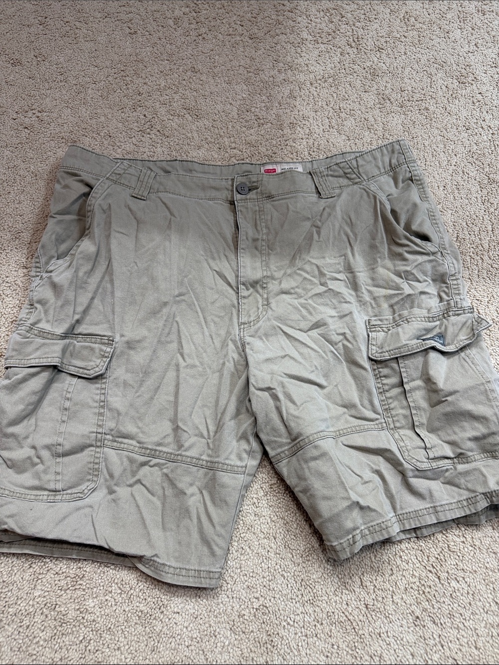 Wrangler Olive Green Cargo Shorts